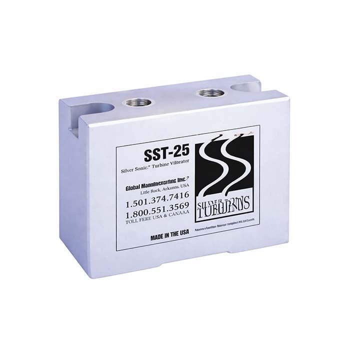 Global Manufacturing Silver Sonic Turbine Vibrators (SST Series) - AIMS Industrial Supplies