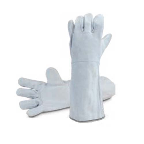 Goat Split Leather Glove Unlined 40cm - AIMS Industrial Supplies