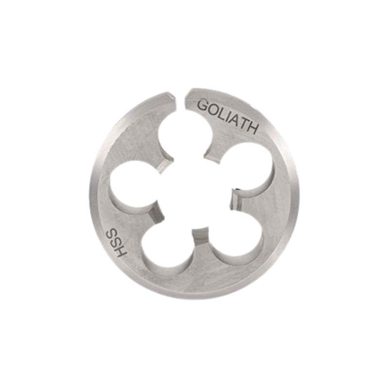 Goliath 5 x 0.8mm MC 1" HSS Left Hand Circular Split Button Die
