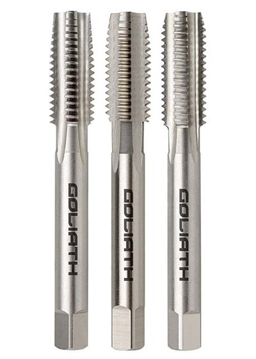 Goliath 5/8" x 11 UNC Left Hand HSS Tap Set B17CD4L Bright