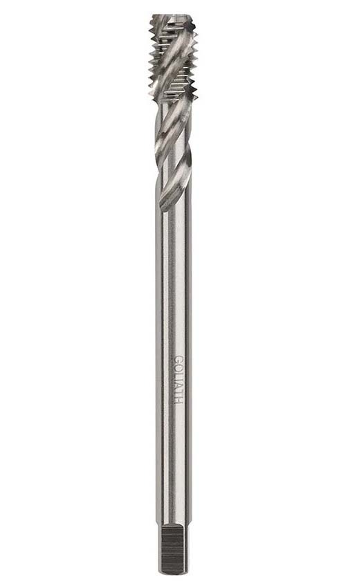 Goliath 6 x 1mm MC Spiral Flute DIN 376 HSS-Co5 Tap - Reduced Shank