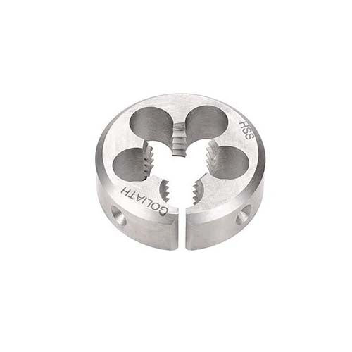 Goliath 8 x 0.75mm MF 1" HSS Circular Split Button Die - F440XEB