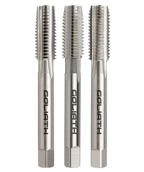 Goliath British Standard Whitworth (BSW) HSS Tap Set - AIMS Industrial Supplies