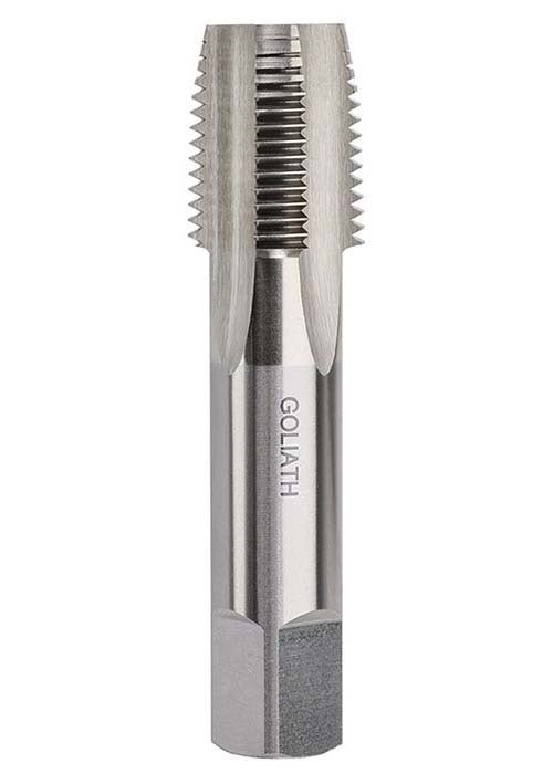 Goliath BSPT Intermediate HSS Bright Pipe Tap - AIMS Industrial Supplies
