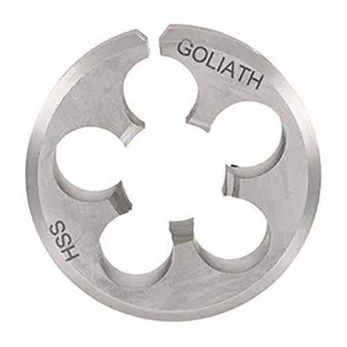 Goliath BSW HSS Left Hand Circular Split Button Die - AIMS Industrial Supplies