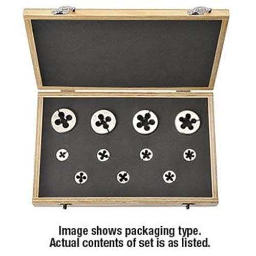 Goliath EBDHPUNF No. 10 - 1/2" UNF Button Die Set - HSS - AIMS Industrial Supplies