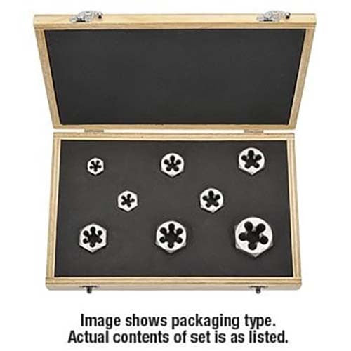 Goliath EDN14112C 1/4" - 1 1/2" UNC Die Nut Set - HSS1