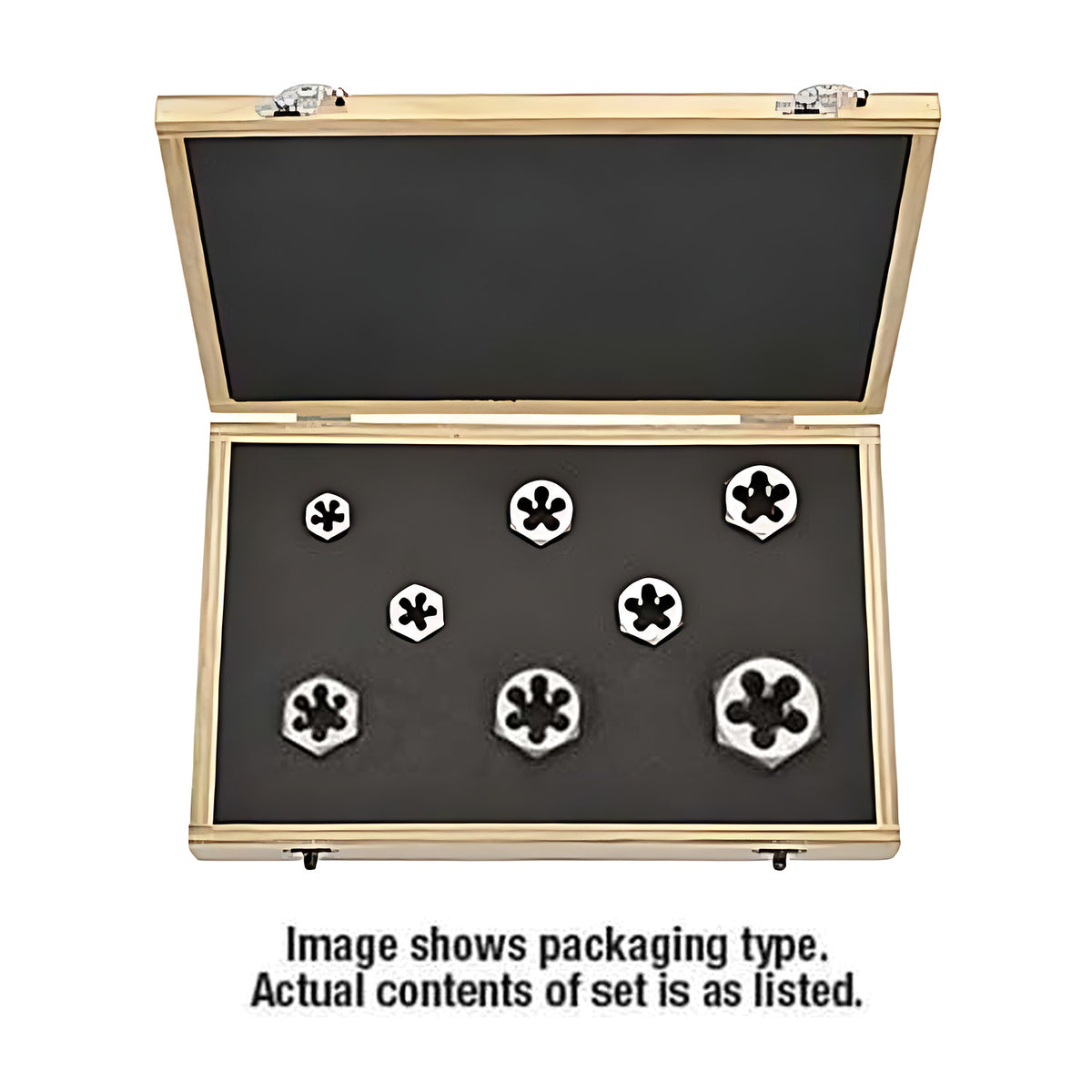 Goliath EDN181BSPT 1/8" - 1" BSPT Die Nut Set - HSS
