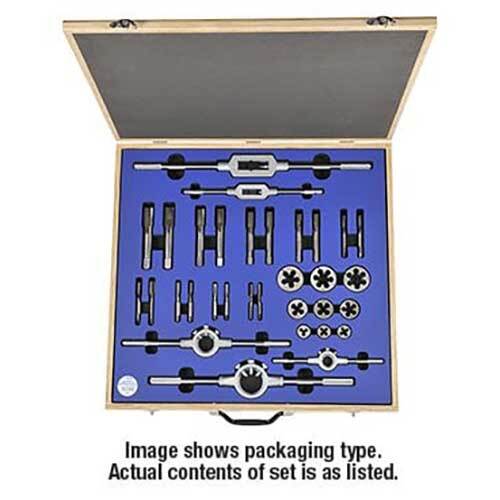 Goliath ETDS1834NPS 1/8" - 3/4" NPS Tap and Die Set - HSS1