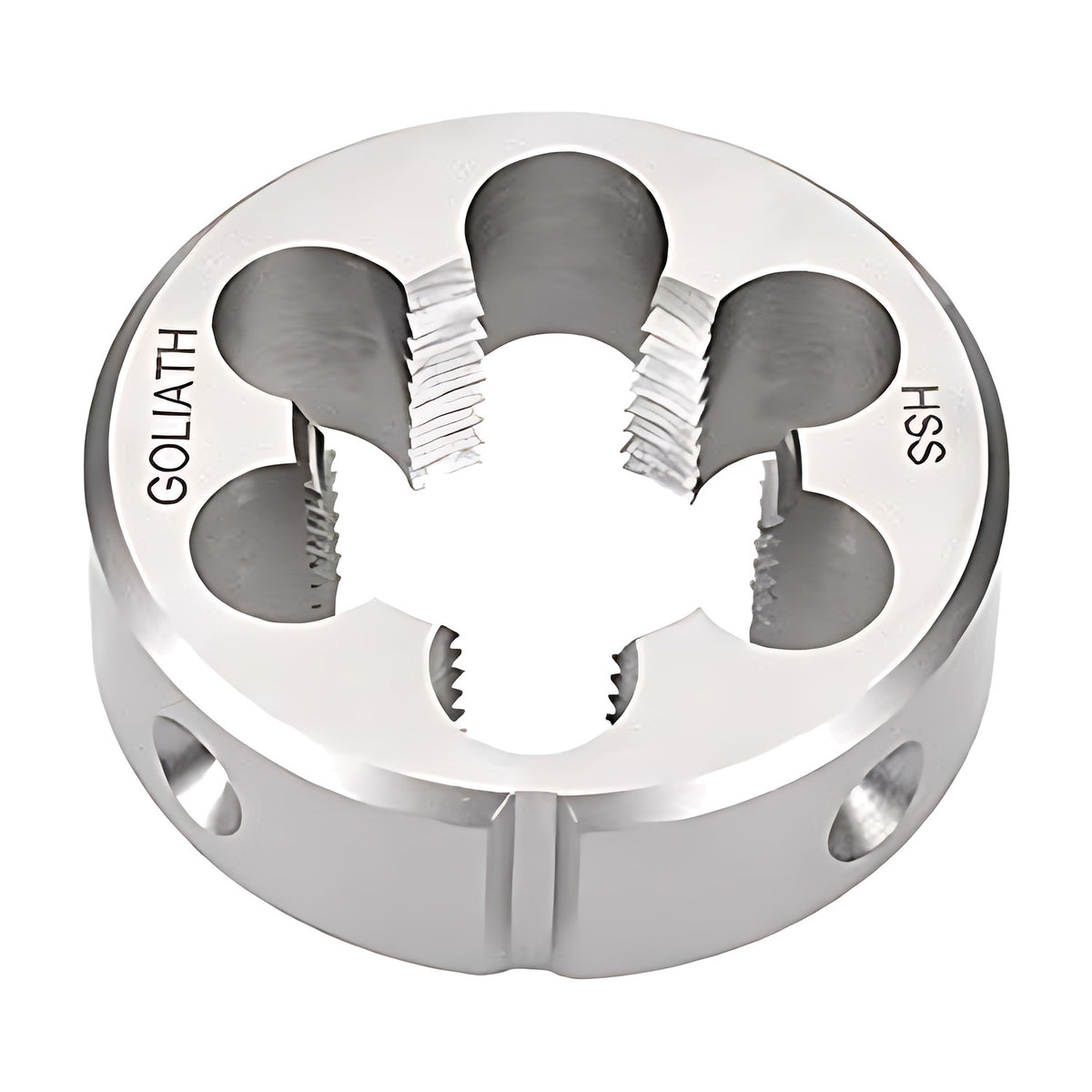 Goliath NPT Circular Solid HSS Button Die