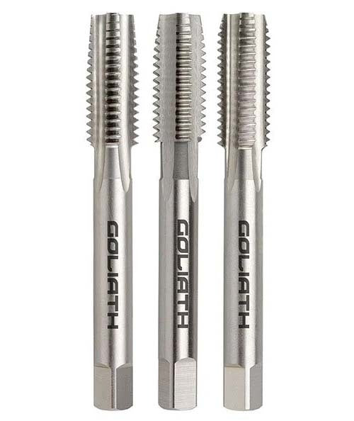 Goliath TPI UNEF Straight Flute HSS Tap Set1