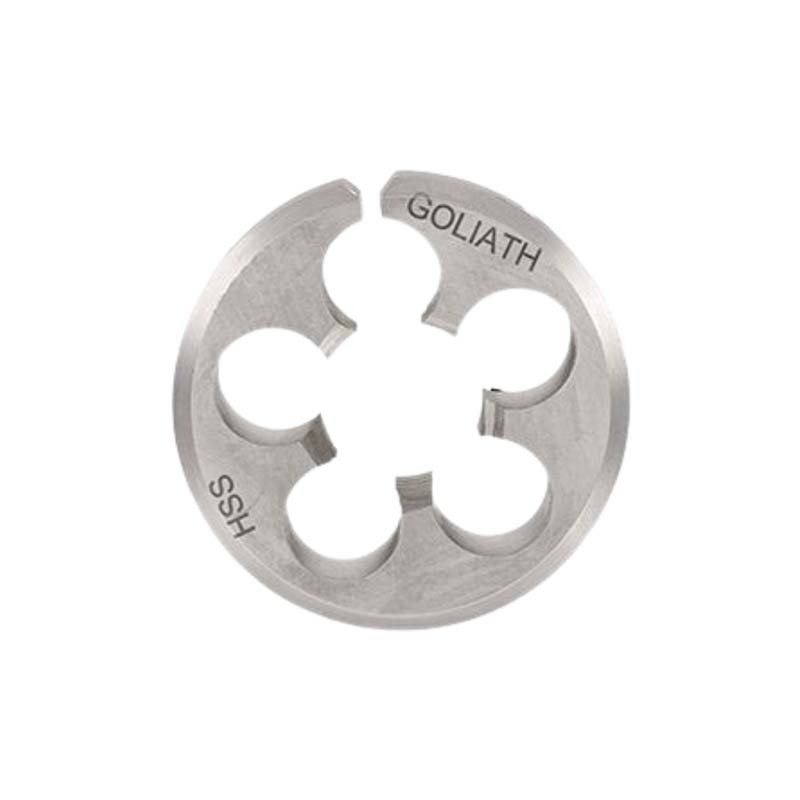 Goliath UNC HSS Left Hand Circular Split Button Die - AIMS Industrial Supplies