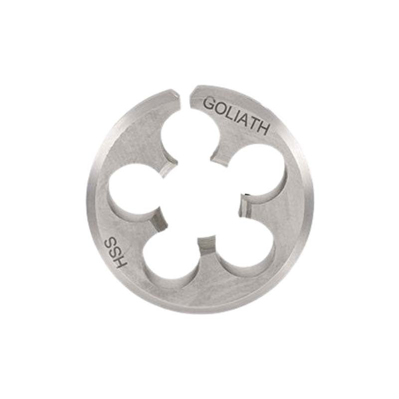 Goliath UNC HSS Left Hand Circular Split Button Die - AIMS Industrial Supplies