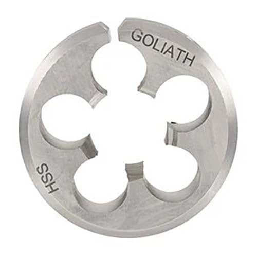 Goliath UNF HSS Left Hand Circular Split Button Die - AIMS Industrial Supplies