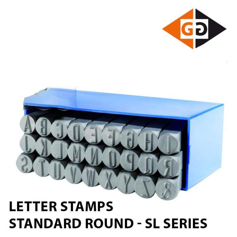 Gravurem 25mm Letter Stamp Set, Dimension 28 x 15 x 100mm - AIMS Industrial Supplies