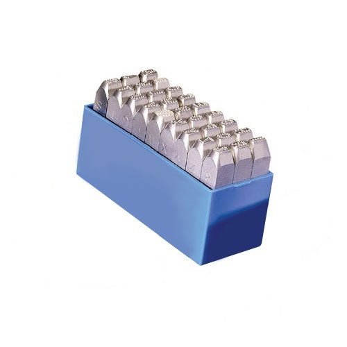 Gravurem Letter Dot Metal Hand Stamp Sets Low Stress - 27-Pieces - AIMS Industrial Supplies