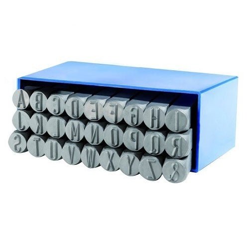 Gravurem Letter Metal Hand Stamps Low Stress - 27-Pieces - AIMS Industrial Supplies