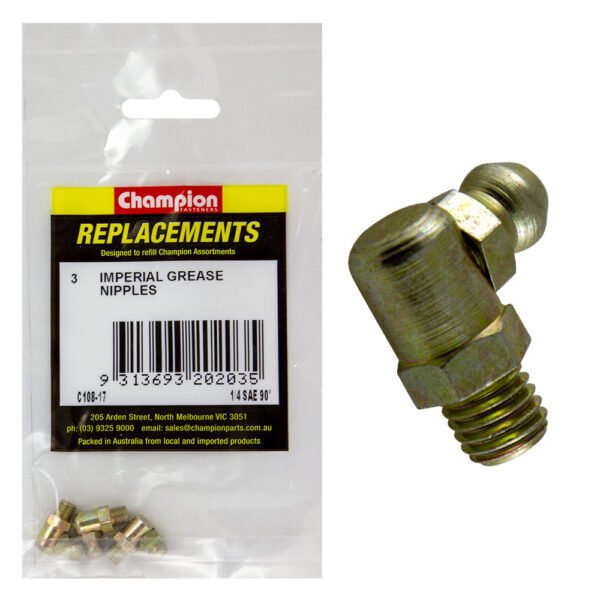 Grease Nipple Imperial Refill 90° - AIMS Industrial Supplies