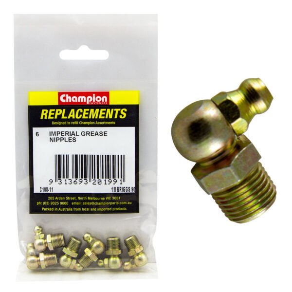 Grease Nipple Imperial Refill 90° - AIMS Industrial Supplies