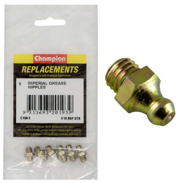 Grease Nipple Imperial Refill Straight - AIMS Industrial Supplies