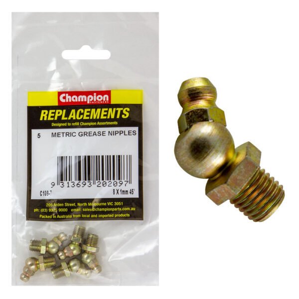 Grease Nipple Metric Refill 45° - AIMS Industrial Supplies