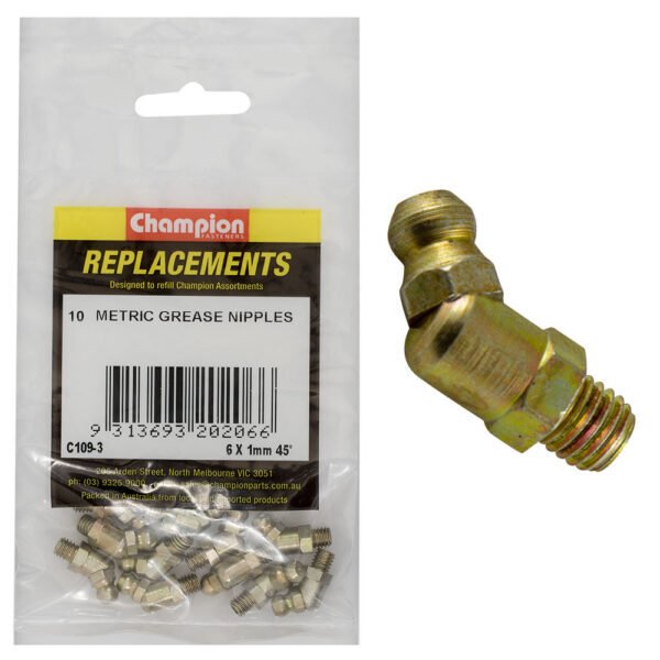 Grease Nipple Metric Refill 45° - AIMS Industrial Supplies