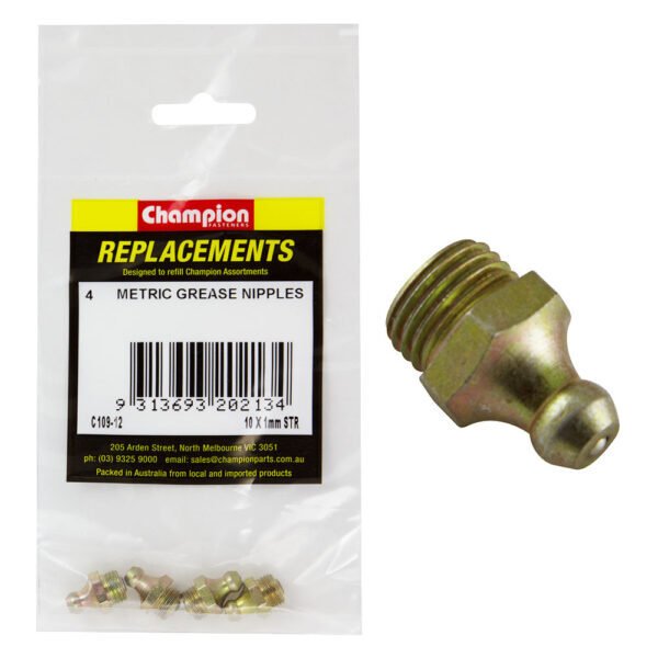 Grease Nipple Metric Refill Straight - AIMS Industrial Supplies