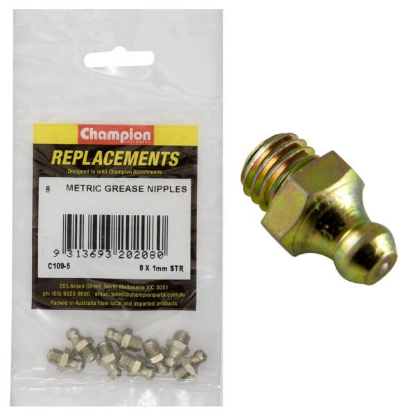 Grease Nipple Metric Refill Straight - AIMS Industrial Supplies