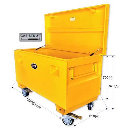 Grip® 1200 x 610 x 700mm Site Tool Box With Castor1