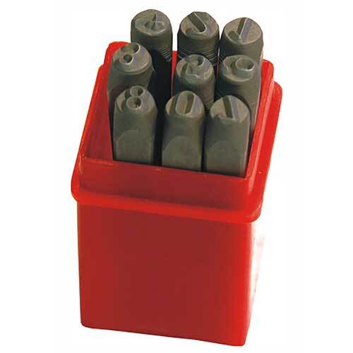Grip® 1/4'' Number Punch Set - 9 Pieces1