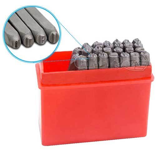 Grip® 1/8'' Letter Punch Set - 27 Pieces1