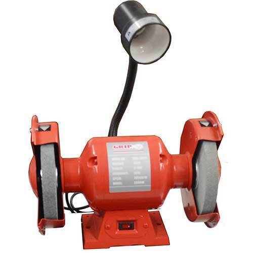 Grip® 200mm Bench Grinder with Lamp 550 Watt with 10Amp Plug1
