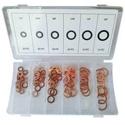 Grip® Copper Washer Assortment Set, 100 Pieces1