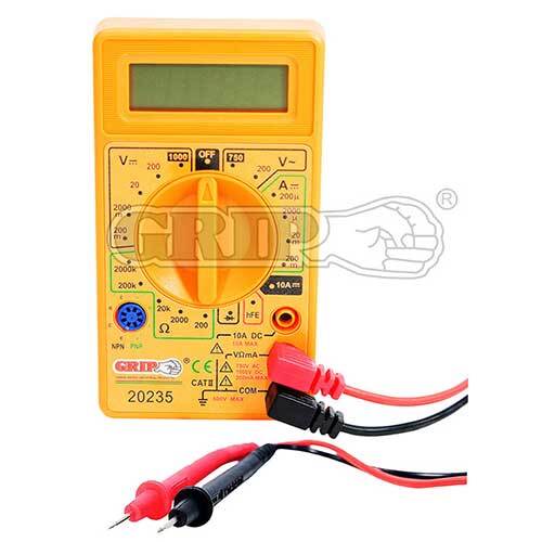 Grip® Digital Multi Tester, M830B Double Blister1