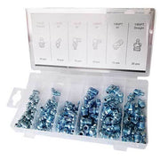 Grip® Grease Fitting Assortment Metric Set, 150 Pieces1