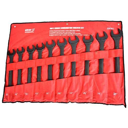 Grip® Jumbo Combination Wrench Imperial Set, 10 Pieces1