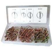 Grip® Linch Pin Assortment Set (5mm, 6mm, 8mm, 10mm), 50 Pieces1