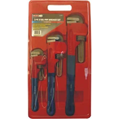 Grip® Pipe Wrench Set, 3 Pieces1