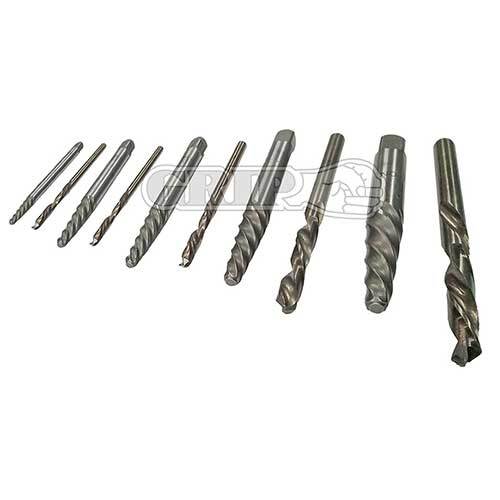 Grip® Screw Extractor Set M2 Steel, 10 Pieces1