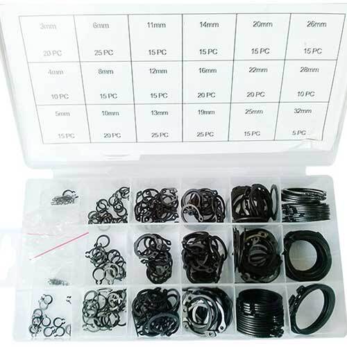 Grip® Snap Ring (Circlip) Assortment Set, 300 Pieces1