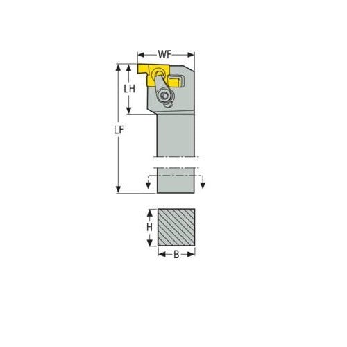 Grooving Toolholder Clamp (CEAR/L) - AIMS Industrial Supplies