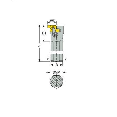 Grooving Toolholder Clamp (CNR/L) - AIMS Industrial Supplies