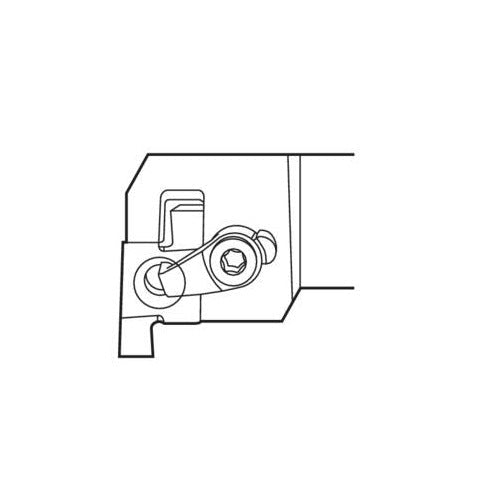 Grooving Toolholder Clamp - Cranked - Heavy Duty (CEAR/L) - AIMS Industrial Supplies