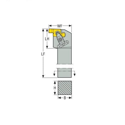 Grooving Toolholder Clamp - Heavy Duty (CEAR/L) - AIMS Industrial Supplies