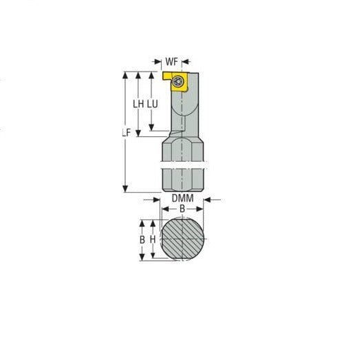 Grooving Toolholder Screw (SNR/L) - AIMS Industrial Supplies