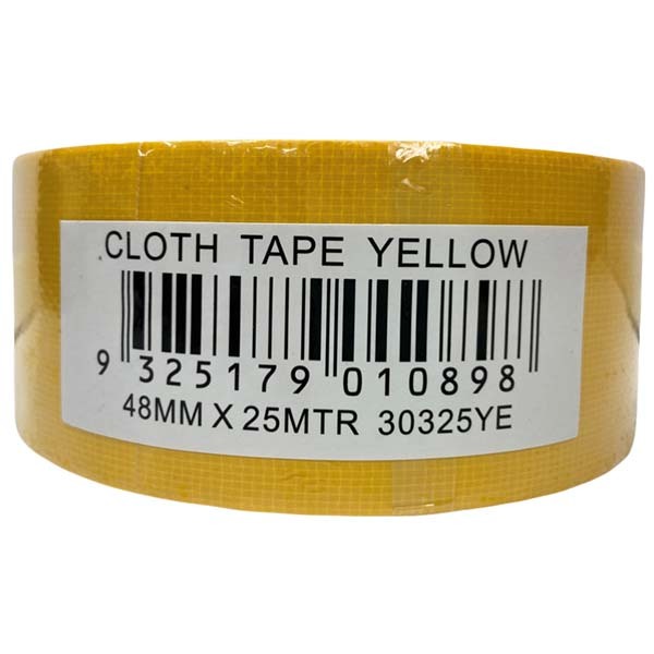 GSA Cloth Tape Yellow - 48mm x 25m