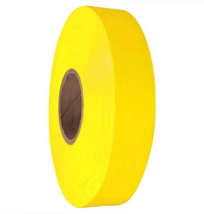 GSA Flagging Tape Yellow 25mm x 75m