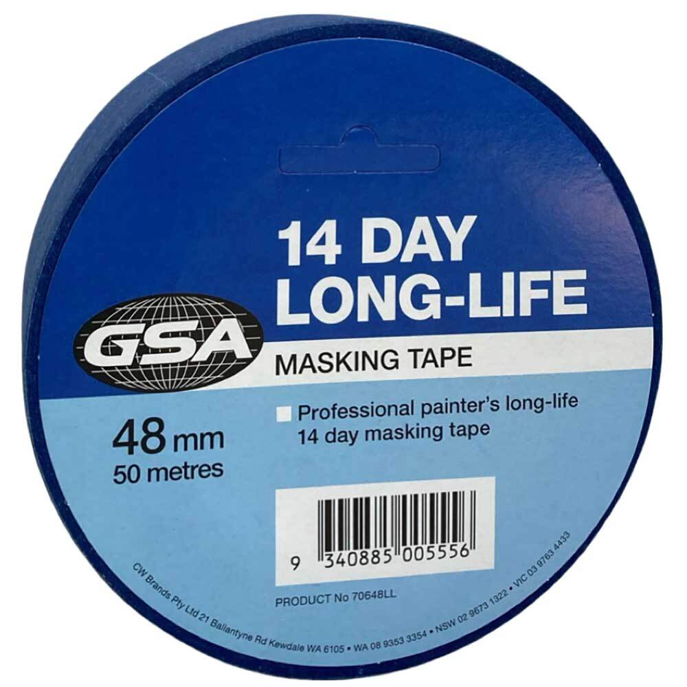 GSA Long Life Blue Masking Tape 48mm x 50m