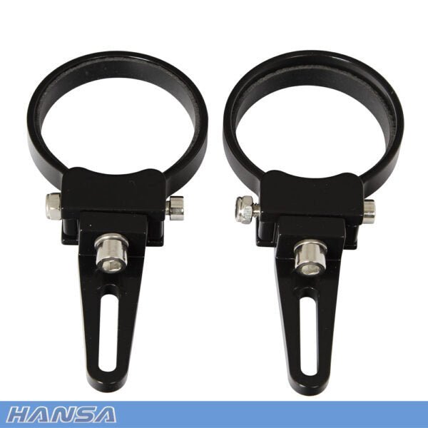Hansa Alumimium Bracket (Pair) - Black - AIMS Industrial Supplies