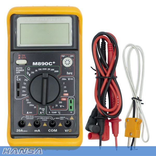 Hansa D890C Digital Multimeter - AIMS Industrial Supplies